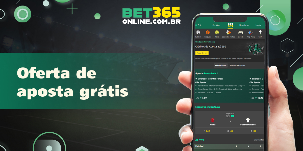 Aposta Grátis Bet365