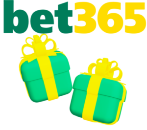Bônus e promoções com o logotipo da empresa Bet365
