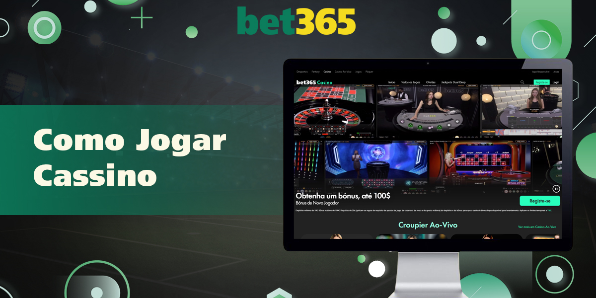 Instruções passo a passo para novos jogadores começarem a jogar no cassino online Bet365 
