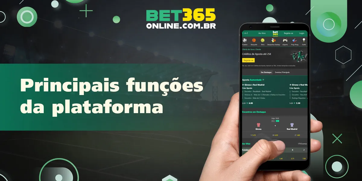Visão geral dos principais recursos da Bet365 disponíveis para clientes brasileiros