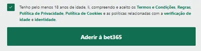 bet365 reg confirm
